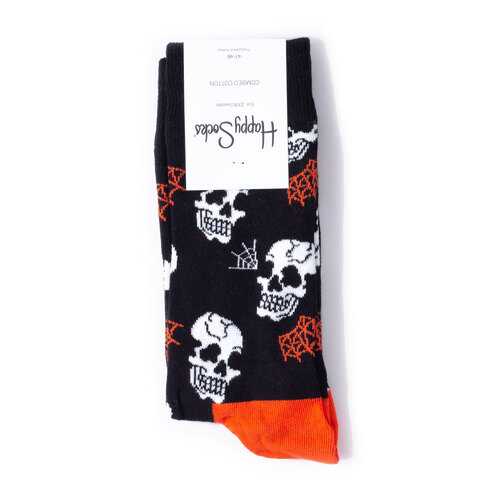 Носки Happy Socks Halloween Skull разноцветные 40-46 в Дикая Орхидея