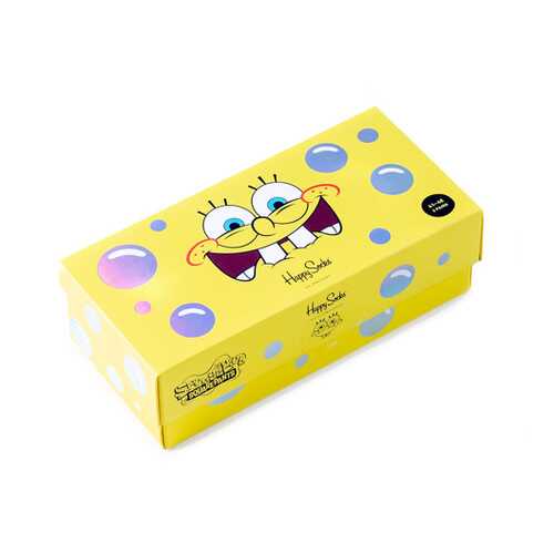 Носки Happy Socks SpongeBob 3 разноцветные 40-46 в Дикая Орхидея