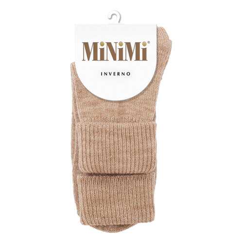 Носки женские MiNiMi MINI INVERNO 3301 бежевые one size в Дикая Орхидея