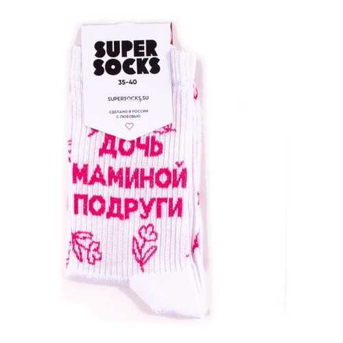 Носки женские Super Socks Doch белые 36-40 в Дикая Орхидея