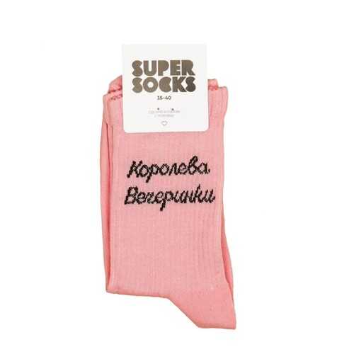 Носки женские Super Socks Koroleva Vecherinki розовые 36-40 в Дикая Орхидея