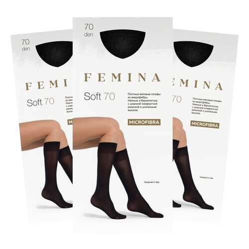 Набор гольфов женских FEMINA Soft 70 черных one size в Дикая Орхидея