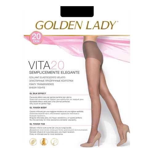 Колготки Golden Lady VITA 20, nero, 5/XL в Дикая Орхидея