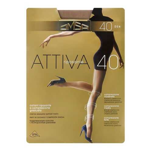 Колготки Omsa ATTIVA 40 / Caramello (Телесный) / 5 (XL) в Дикая Орхидея