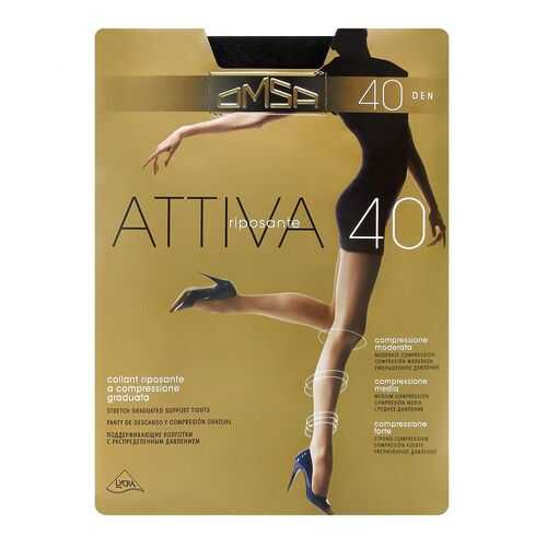 Колготки Omsa ATTIVA 40 / Nero (Черный) / 5 (XL) в Дикая Орхидея