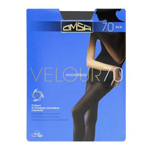 Колготки Omsa VELOUR 70 / Anthracite (Темно-серый) / 4 (L) в Дикая Орхидея