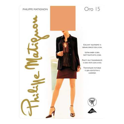 Колготки Philippe Matignon ORO 15 / Playa Nature (Светло-телесный) / 4 (L) в Дикая Орхидея