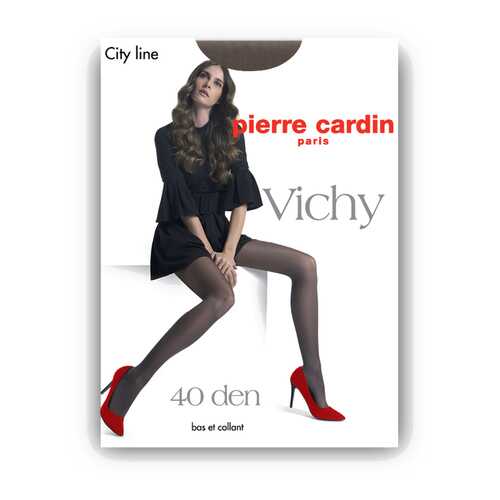 Колготки женские Pierre Cardin VICHY 40 серо-телесные 5 (XL) в Дикая Орхидея